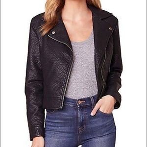 Vegan Leather Moto Jacket